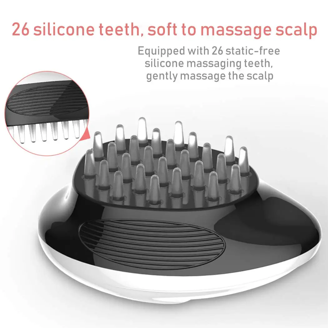 Electric Hair Massager Portable Handheld Electric Head Massager Scalp Massage Comb Brush Hair Massaging for Women Men