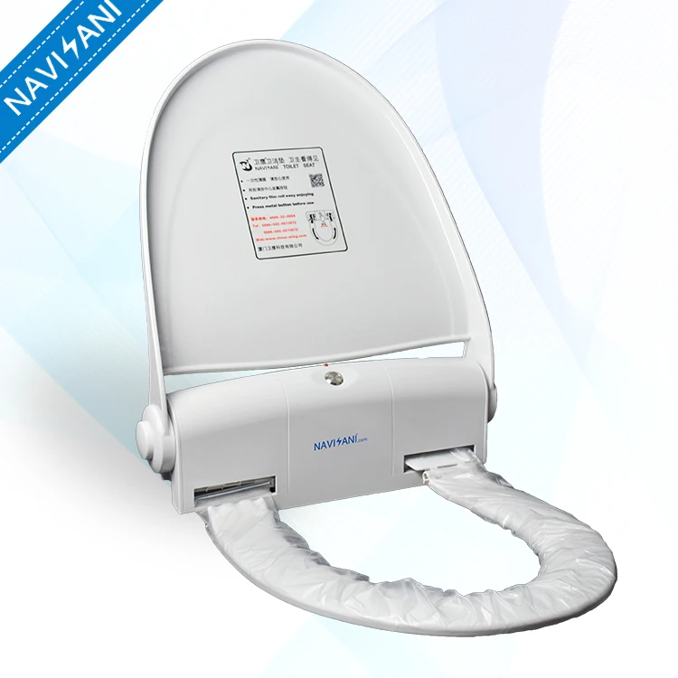 Auto Sanitary Hygienic Toilet Seat Cover For Shopping Mall Exhibition
