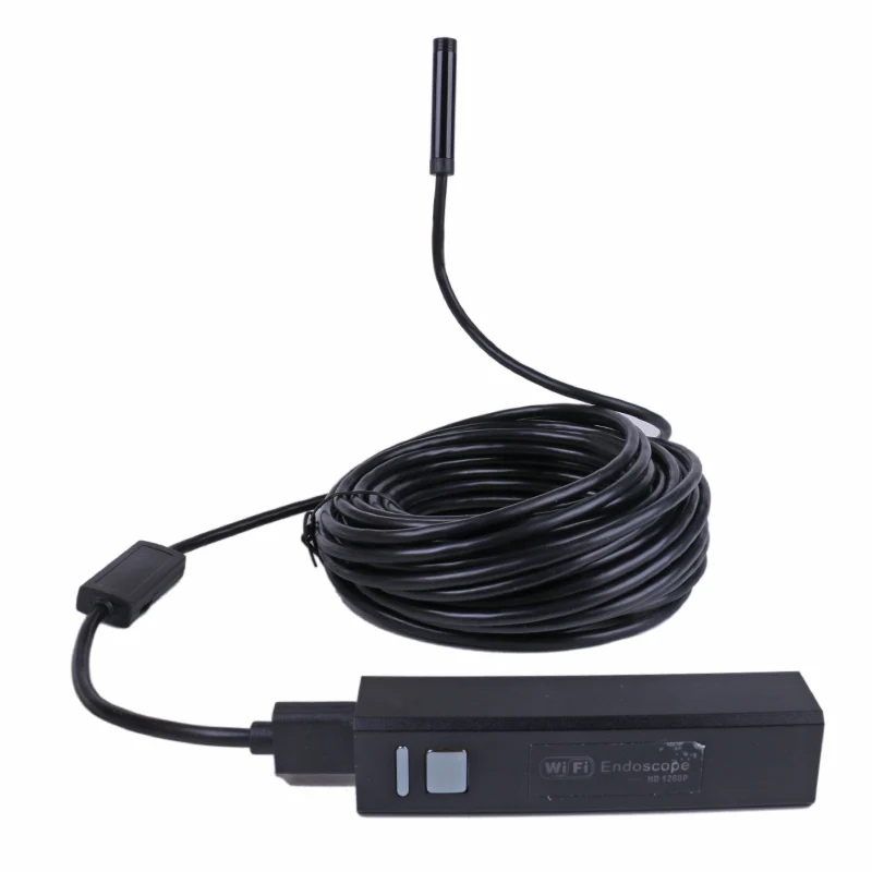 Endoscope Hd 1200p Camera Flexible Snake Borescope Ip68 Waterproof Pc 