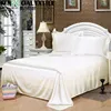 19mm right angle ivory 100% silk satin bed sheets