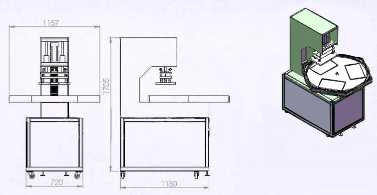 PET PVC Blister Pack Sealing Machine