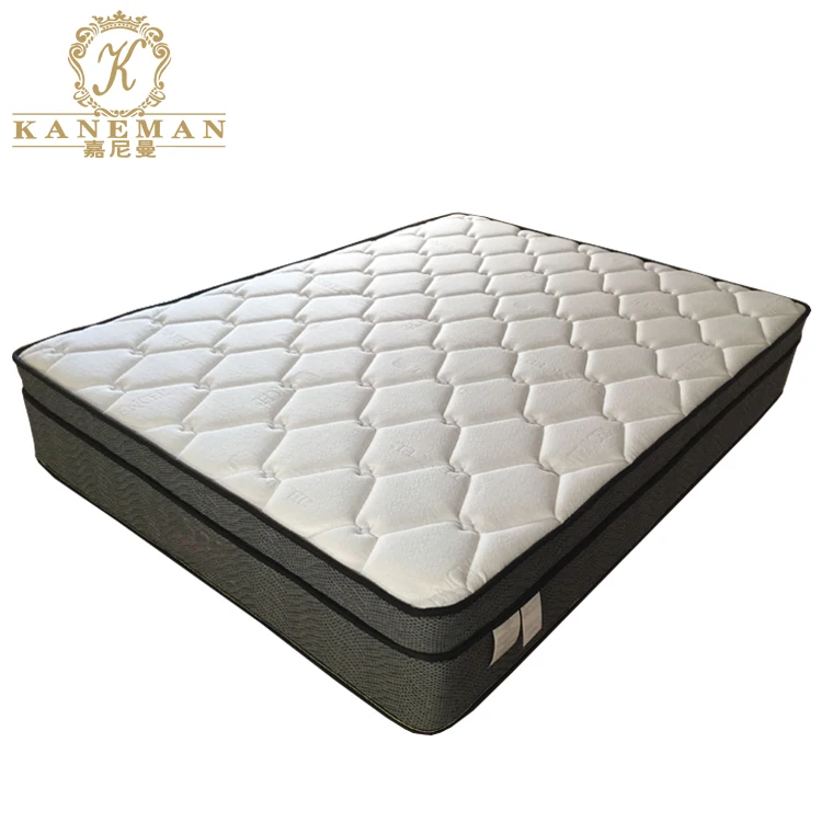

13 inch thick Euro pillow top wholesale deluxe pocket spring mattress with vacuum compress packing, As the sample/your choice/any