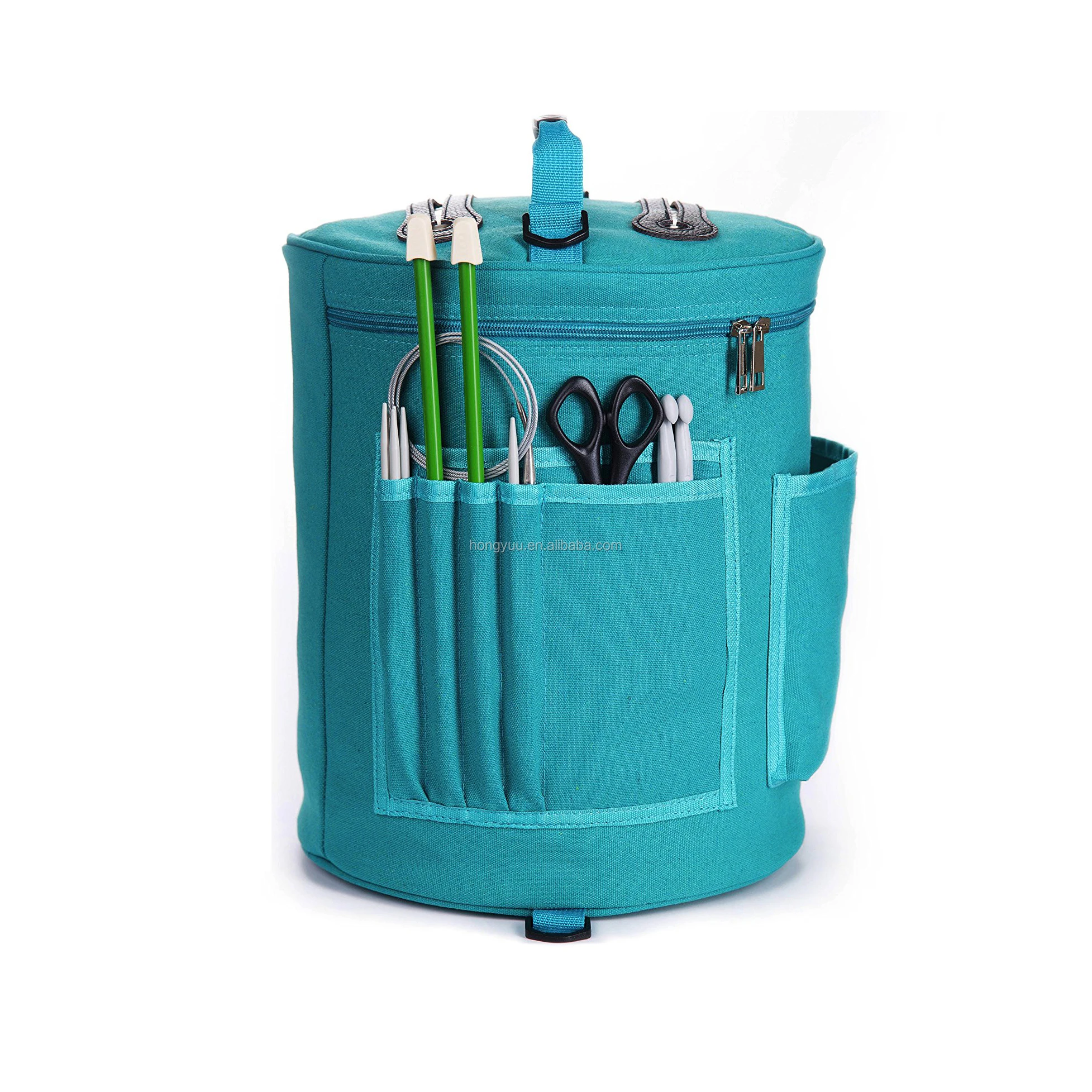 Organizer yarn tote bag knitting crochet storage knit craft needle bags crocheting