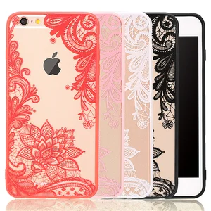 Classic Retro sexy lace TPU+PC Mobile phone Case cover For iphone 6 7 8 plus