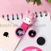 Cartoon HD wide angle lens fisheye lens for all mobile phone accessory as beautiful gift decoration