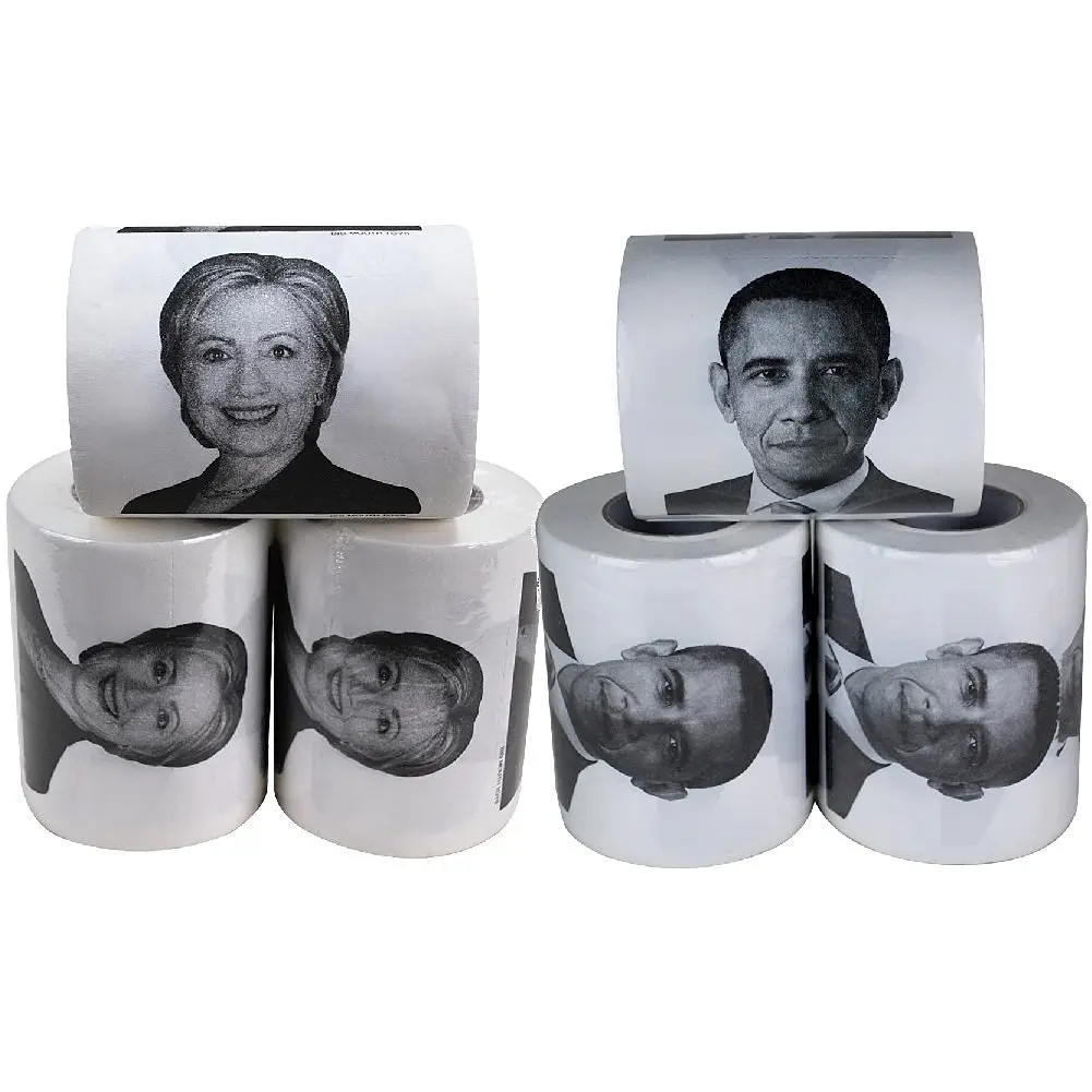 Image result for obama and hillary toilet paper