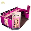 Beauty eyebrow threading kiosk mall kiosk with design