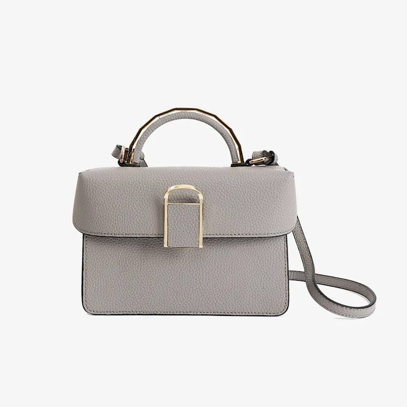 

Genuine Leather Women Bags Creative Box Fashion Cross Body Handbag Design Ladies Polygon Handle Shoulder Bag, Oem/women bags handbag