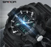 

Sanda Electronic Watch Tactical Soldier Men's Multifunctional Sports Waterproof Nightlight Outdoor Student Watch