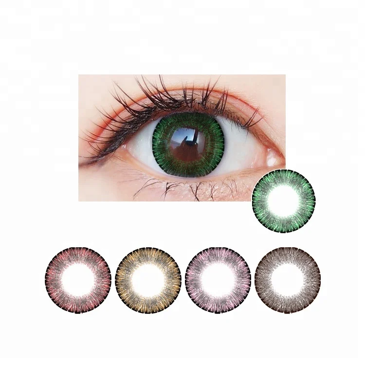 

Promotion Reed Design Gorgeous Contact Lenses Pretty Girl Contact Lenses Colored Contact Lenses, 3-tone