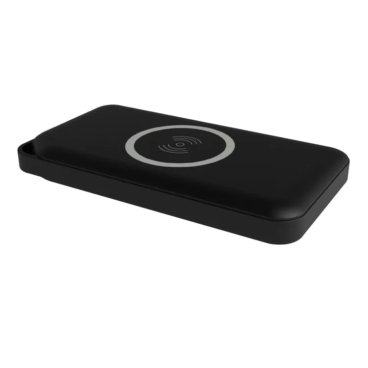 2018 New 8000mAh mobile power bank wireless battery charger