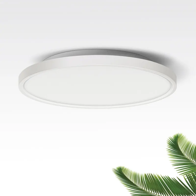 Zerun High Quality Intelligent ultra-thin dimmable round surface mounted household 320mm ceiling led panel light lamp