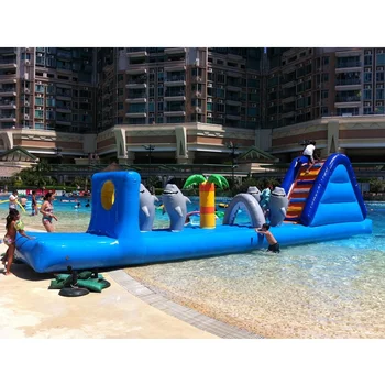 inflatable water obstacle course