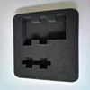 Custom size black conductive anti static usb foam inserts