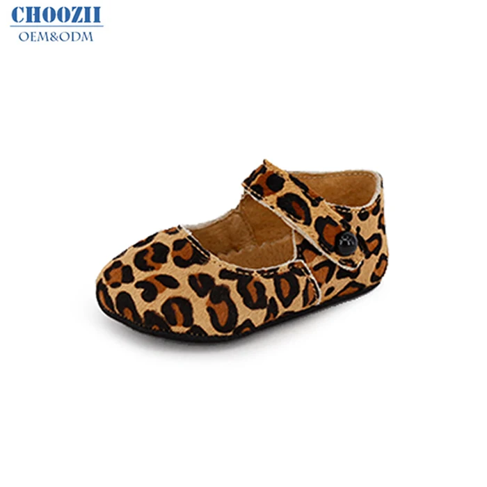

Choozii Wholesale Soft Sole Genuine Leather Leopard New Born Baby Girl Shoes, Leopard / accept customized