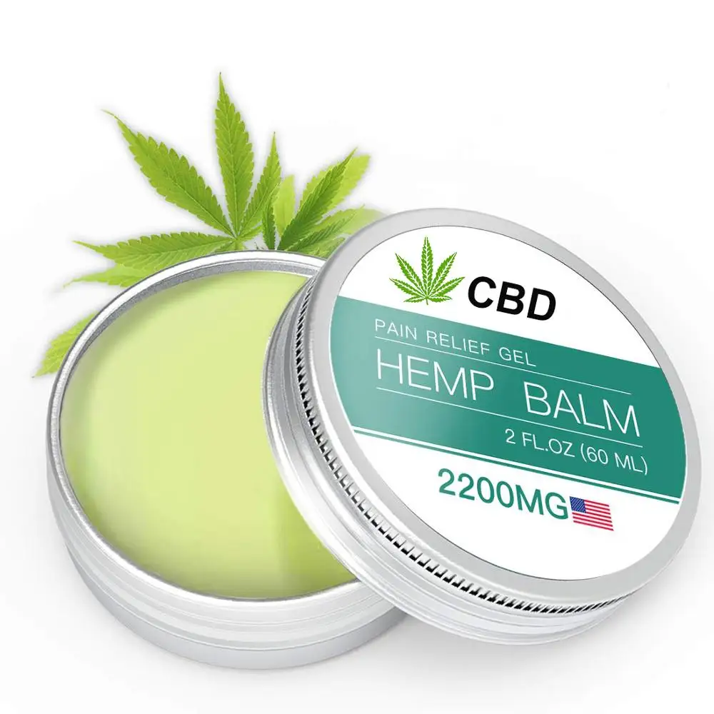 

Pain Relief Hemp CBD Balm 2200mg, Natural Hemp Herbal Extract Cream for Knee, Joint & Back Pain Relief, Green