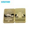 LINGTIAN Crafts Replica 1 Troy OZ 999 Find Clad 24K Gold Plated Bullion Bars