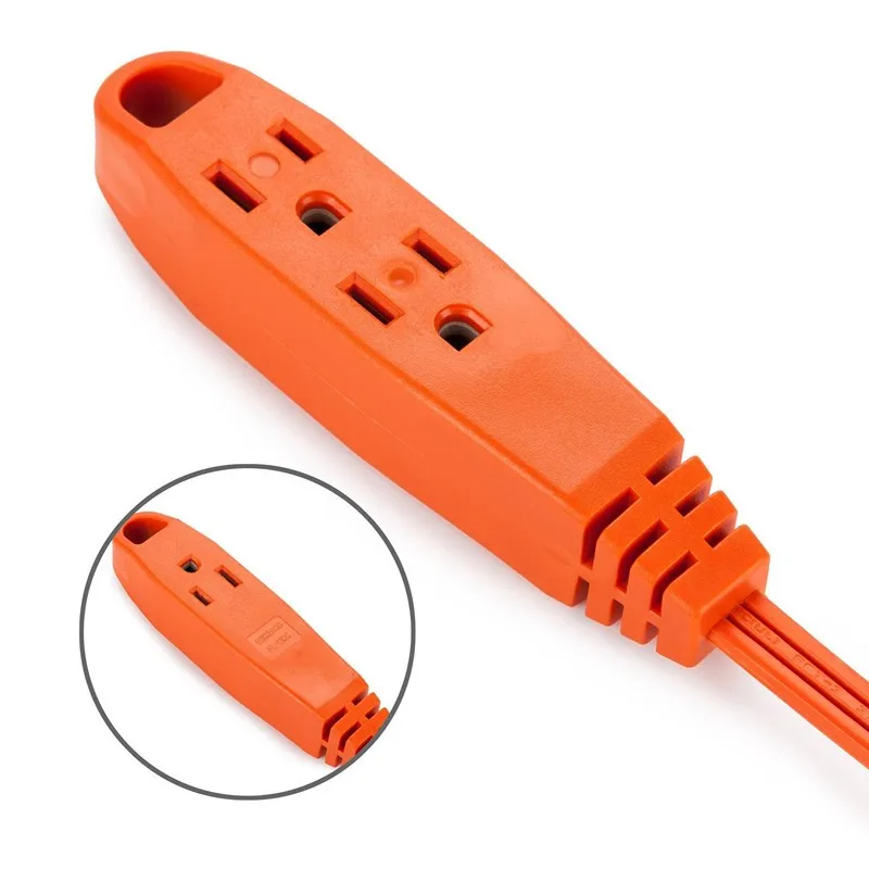 100 Feet 3 Outlet Heavy Duty Extension Cord Outdoor Extension Cord Nema