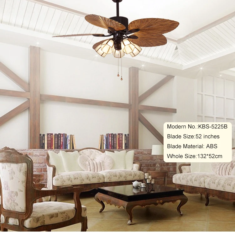 Modern Decorative Electric Motor Cooling Fan Rattan Ceiling Fan With Light And Remote View Rattan Fan Kbs Product Details From Shenzhen Kebaishi