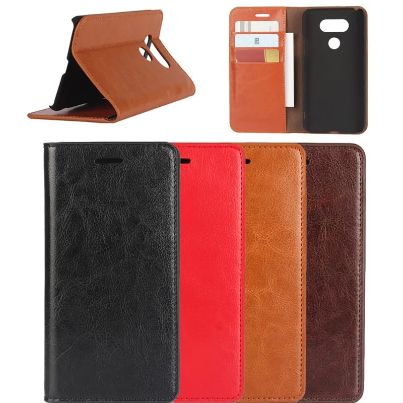 

Slim Crazy horse mixture genuine leather case for LG G5, for LG G5 phone accessories