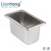 High Quality Catering Equipment American US Style Stainless Steel 1/4 size 265x162X150mm Gastronorm GN Food Pan