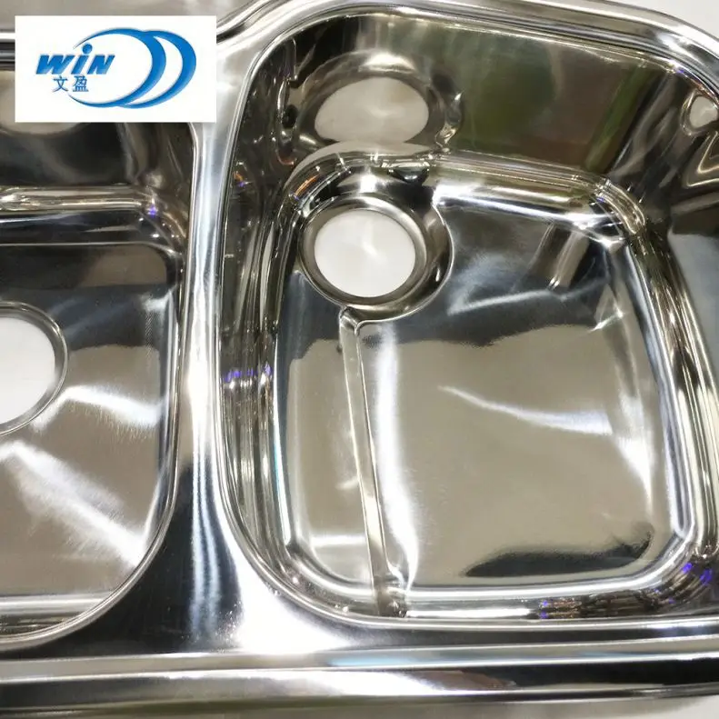 rechteckige Metallschüssel sinkt Outdoor Garden Double Bowl