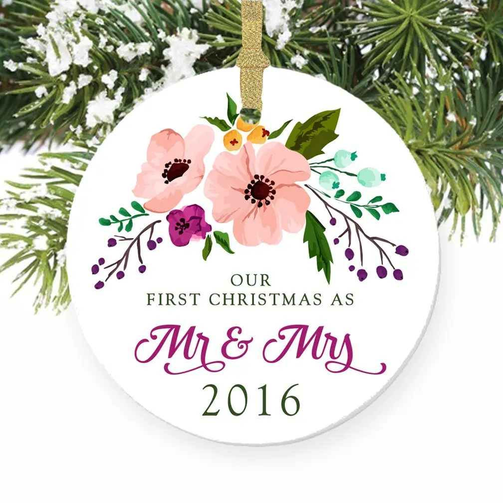 married christmas ornament 2016