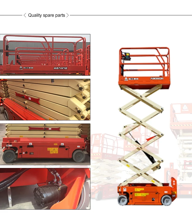 Lgmg As0608 8m Practical Small Platform Scissor Lift Specifications