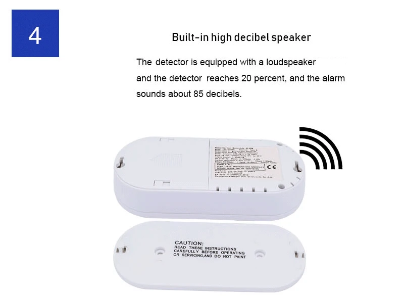 Home Security Carbon Monoxide Alarm Household Carbon Detector Intertek Ce Approval Co Detector