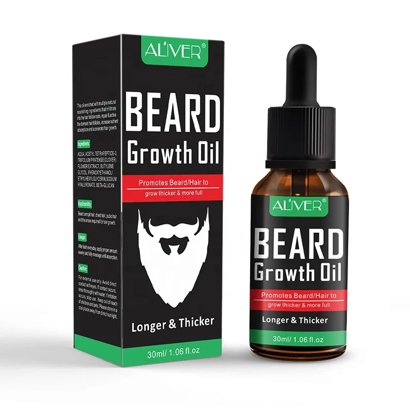 Aliver Natural Moisturizing Gentleman Mustache Grooming Beard Growth