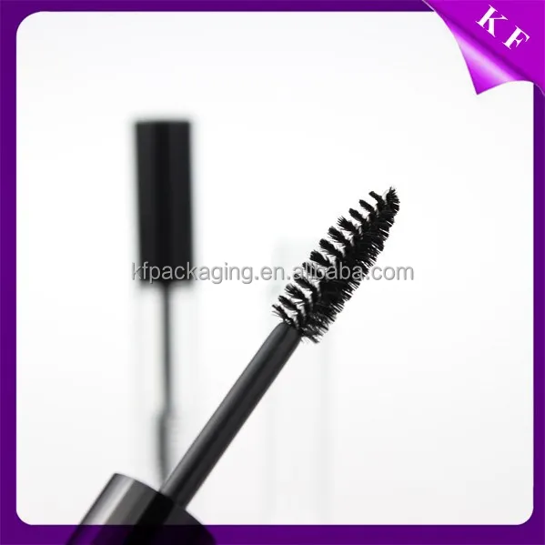 
Black Simple Design Empty Mascara Tube Packaging with Fiber Brush 