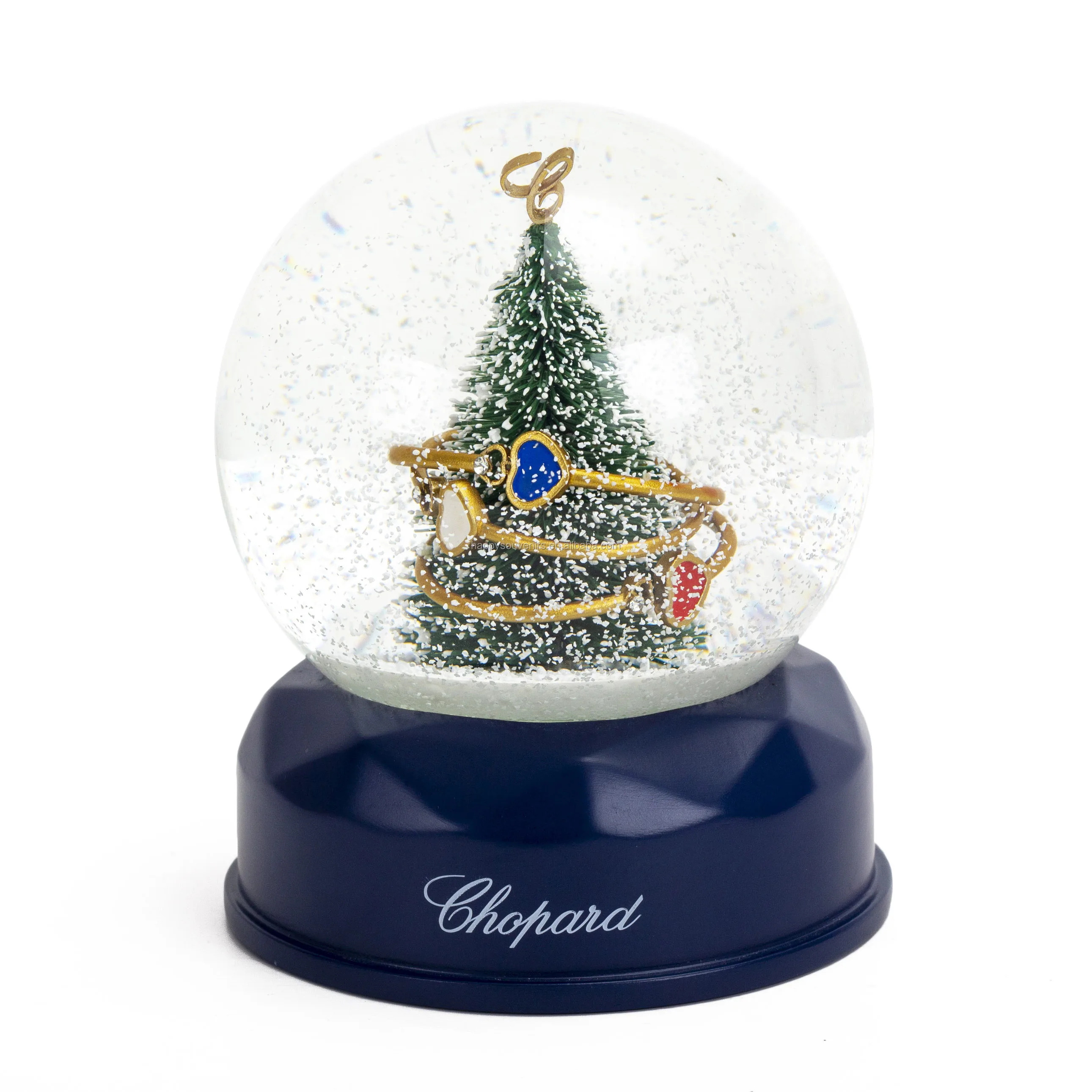 Custom metal base shinning STAR crystal battery snow globe iron sheet water ball promotion christmas gifts snow globeg