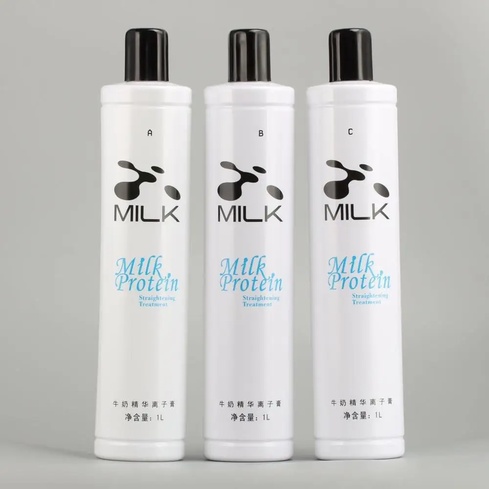

Top quality Professional Salon Use Milk Protein Hair Straightening Perm Cream 900ml*3