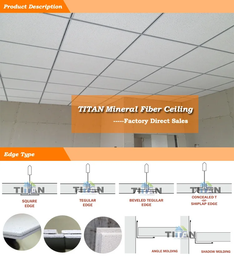 Mineral Fibre Suspended Ceiling Tiles Installing Drop Ceilings