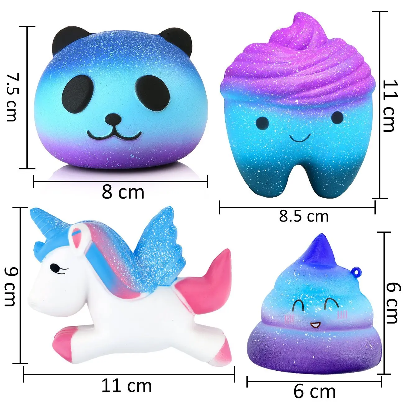 jumbo galaxy panda squishy