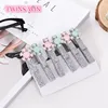 Hot popular in America photo wall DIY ECO nature wooden clip Sequins snow star design photo clip