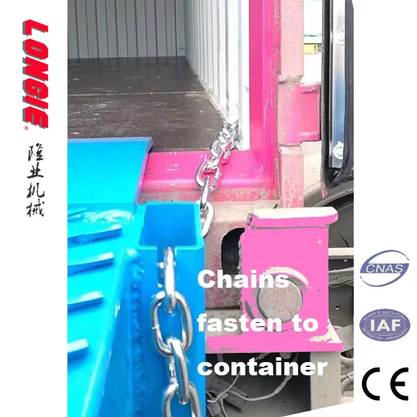 
LIDCQY10-0.8 Movable hydraulic container dock leveler yard ramp 