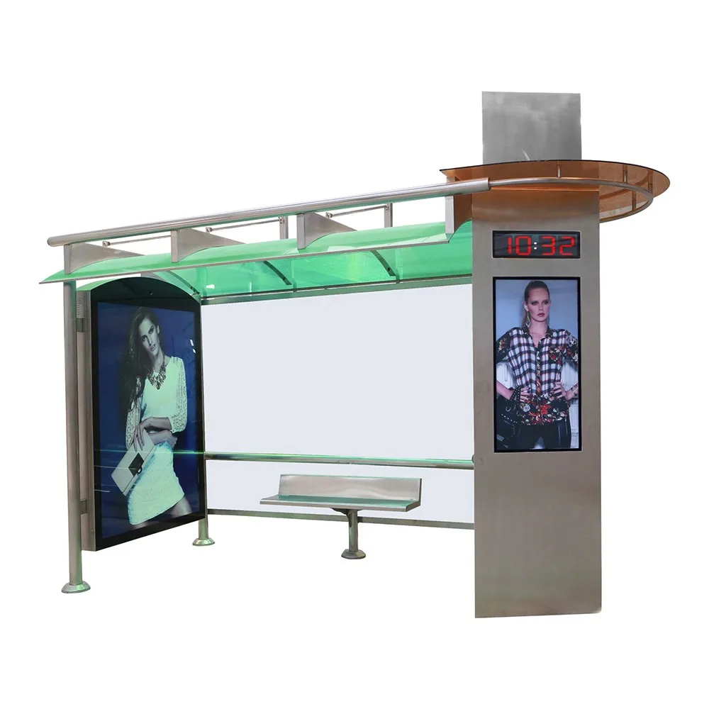 product-YEROO-2020 new designs advertising digital bus station shelter-img