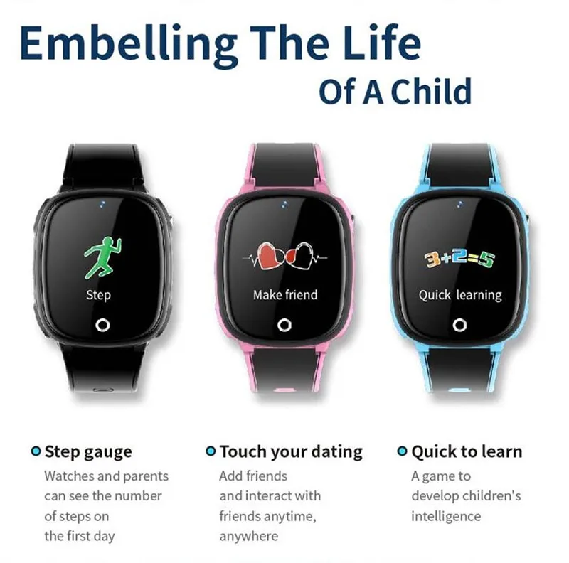 2019 New Smart Watch HW11 Waterproof Kids Smart Watch With Camera GPS Location watch Bracelet Q50 Q90 Q529