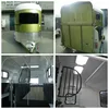 (hot sale) 2 horse straight load extended float green colour made in China