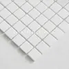 4 mm ultra thin pure white matte finish bathroom mosaic wall tiles