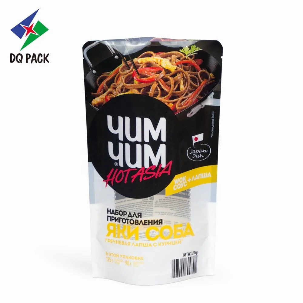 Rice noodles doypack pouch with printing plastic packaging bag