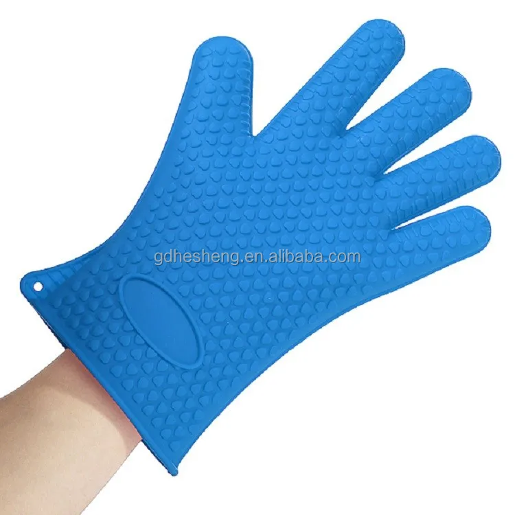 
Silicone Grilling Gloves Heat Resistant Cooking Kitchen Pot Holders and Oven Mitts Protective Baking silicone glove 