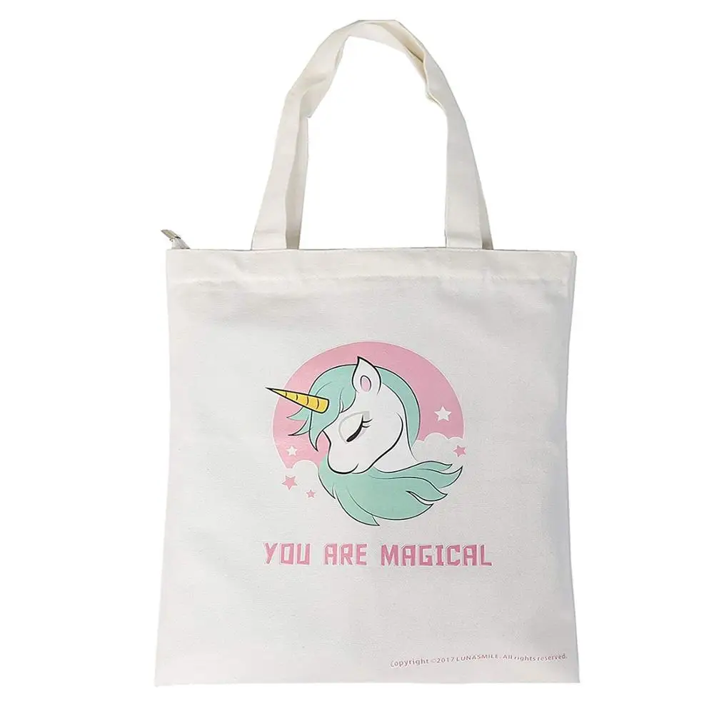 unicorn canvas bag