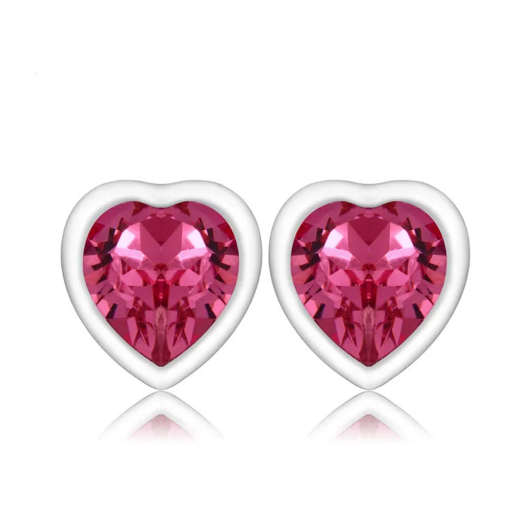XE2122 Xuping Fashion Jewelry Heart Elegant Earring Maded crystals from Swarovski element