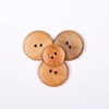4 hole round yellow fashion cloths wooden buttons natural environment color customization