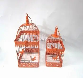 Metal Handmade Round Decoration Cage Garden Decor Bird Cage