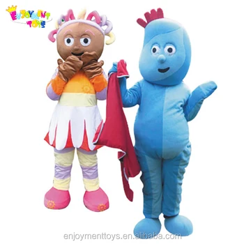 Enjoyment Ce Adult Iggle Piggle And Upsy Daisy Mascot Costumes Em-363 ...