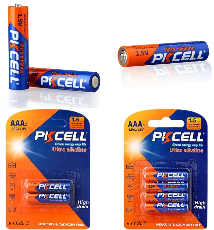Chinese batteries aaa 1.5v alkaline battery lr03 with 10years shelf life