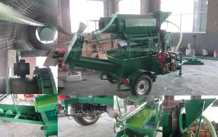 Gold Trommel Equipment for Washing Gold